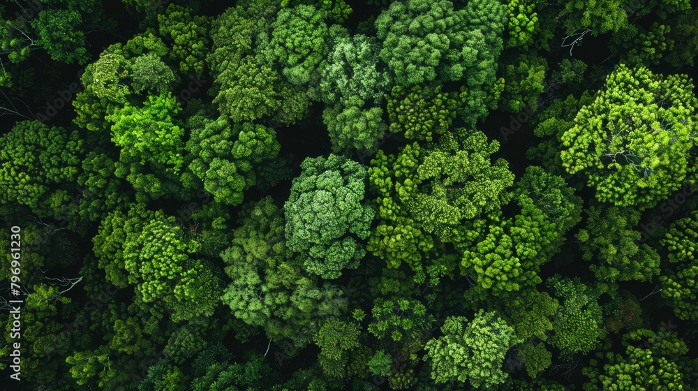An aerial view showcasing a vibrant green forest, emphasizing the lush, untouched beauty of nature.
An aerial view showcasing a vibrant green forest, emphasizing the lush, untouched beauty of nature.
