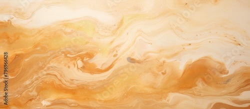 Liquid substance with brown hue photo