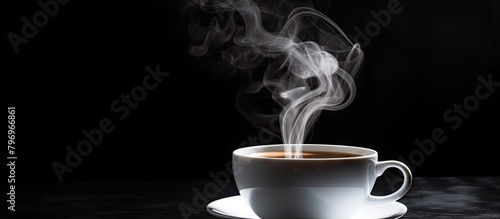 A steaming cup of Joe