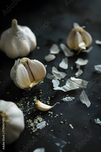 Chopped and Whole Garlic Cloves 