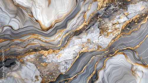 Amidst a realm of ethereal tranquility, envision an abstract marble mural unfurling its intricate patterns.