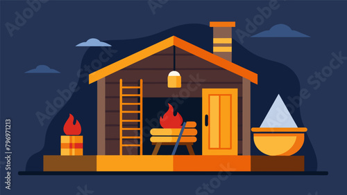 The sauna is a designated safe space for the firefighters to come together and support each other exchanging stories and experiences while they.