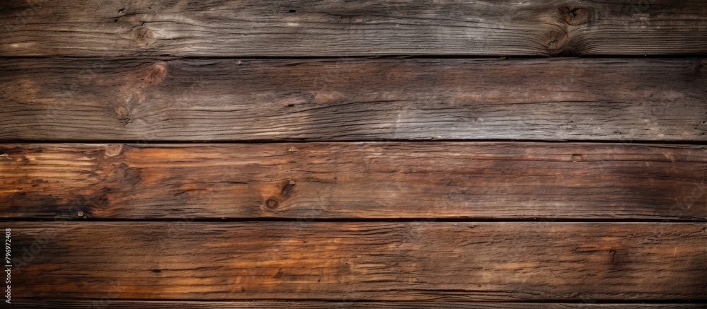 Close up of a wooden wall with multiple wood planks Close up of a wooden wall with multiple wood planks