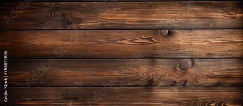 Close-up wooden wall with dark backdrop