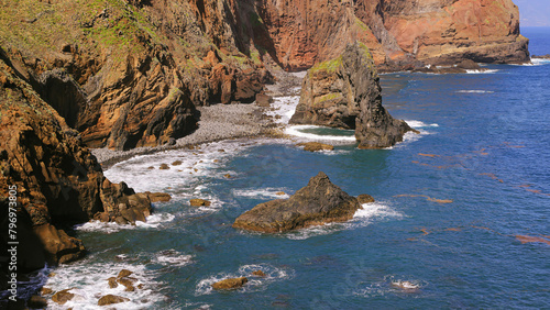 The natural beauty of Ponta do Rosto in the eastern part of the island of Madeira