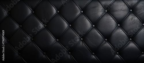 Black Leather Wall with Diamond Pattern © Ilgun