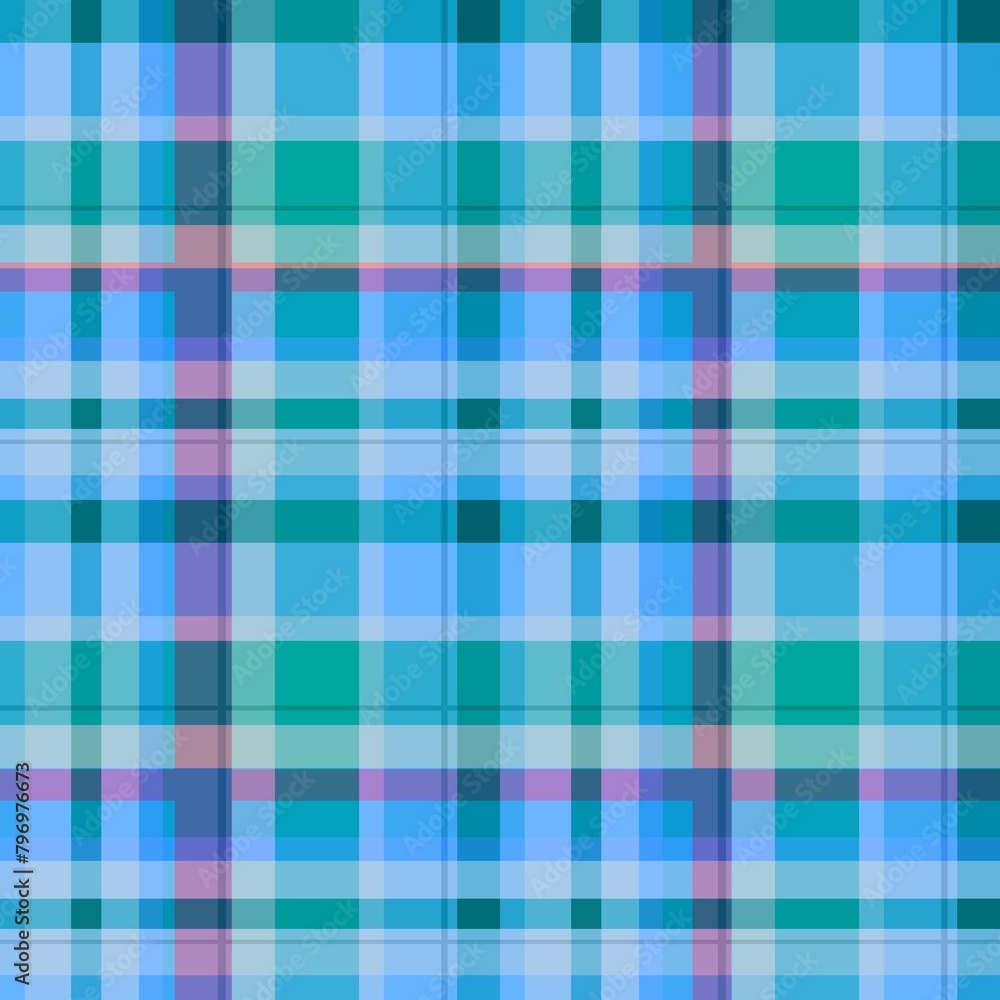 Seamless checker pattern with light blue, green and pink colors. Seamless checker pattern with light blue, green and pink colors.