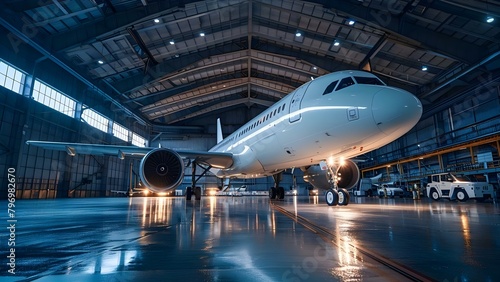 Explore the advantages of our roomy aircraft hangar with expert technicians for optimal safety and efficiency. Concept Aircraft Hangar Facilities, Expert Technicians, Safety Measures
