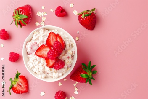Choose organic porridge for your breakfast serve, a mealtime option that provides light morning nourishment and healthful eating, rich in roughage and perfect for daily nutrition.