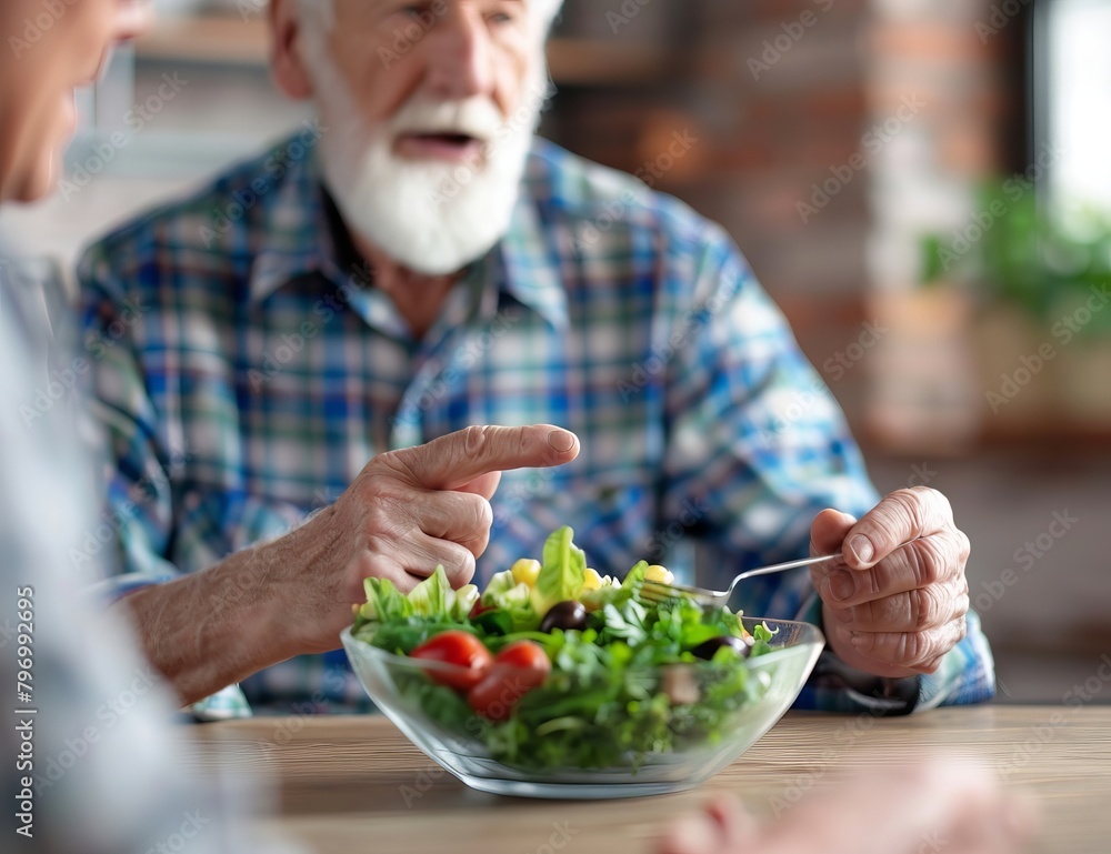 close up cropped photo. the table is full lof tasty dishes. supper, old man is waiting foe guests. expectation close up cropped photo. the table is full lof tasty dishes. supper, old man is waiting foe guests. expectation