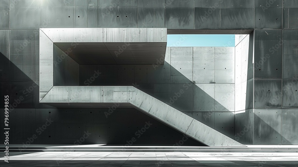 Obraz premium Visually Striking Building Composition, generative ai