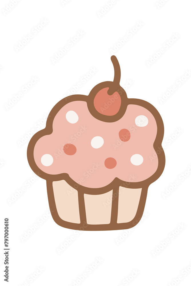 Kawaii Smiley Face Sticker: Cute Character for Any Project Kawaii Smiley Face Sticker: Cute Character for Any Project