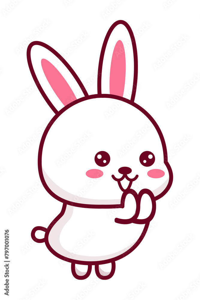 Kawaii Smiley Face Sticker: Cute Character for Any Project Kawaii Smiley Face Sticker: Cute Character for Any Project