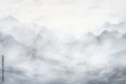 Grey mountain backgrounds nature mist. © Rawpixel.com