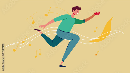 The music pulses through the dancers s his feet tapping to the rhythm his body a vessel for selfexpression..