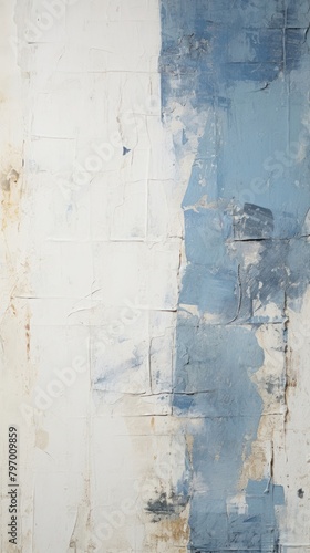 Blue wall architecture painting. © Rawpixel.com