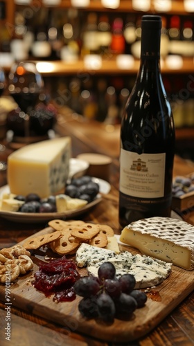 Discover the symphony of flavors in a wine and cheese pairing at a gourmet restaurant.