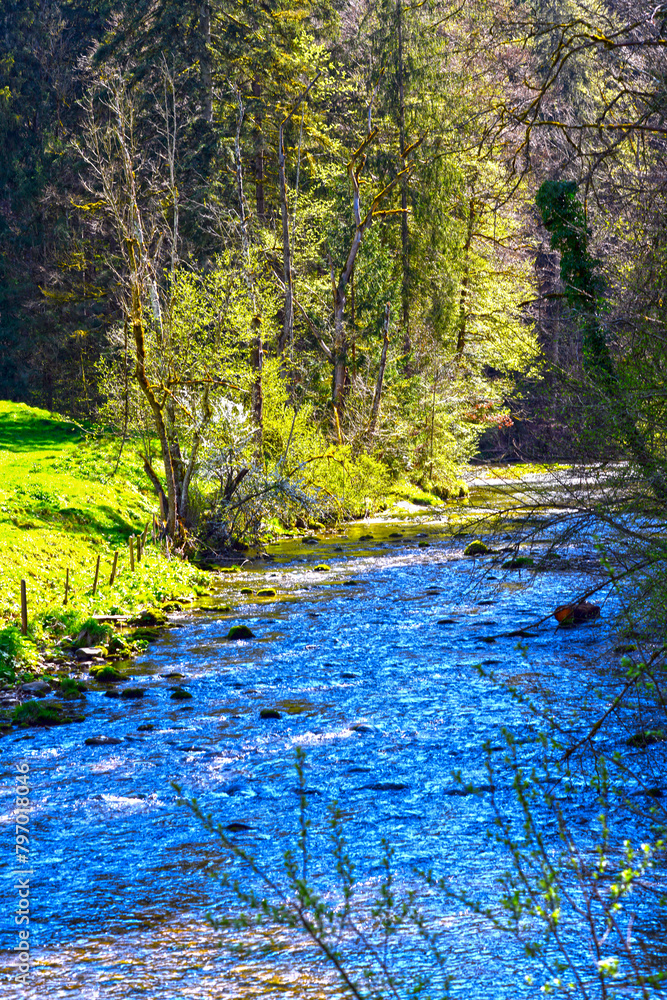 Die Obere Argen im Eistobel im Westallgäu (Bayern) Die Obere Argen im Eistobel im Westallgäu (Bayern)