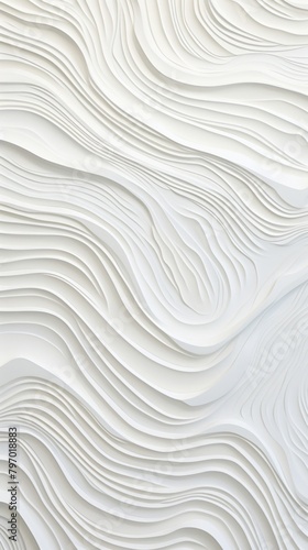 Wave pattern white wall backgrounds.