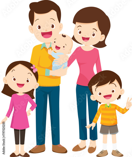 big family happy Portrait
