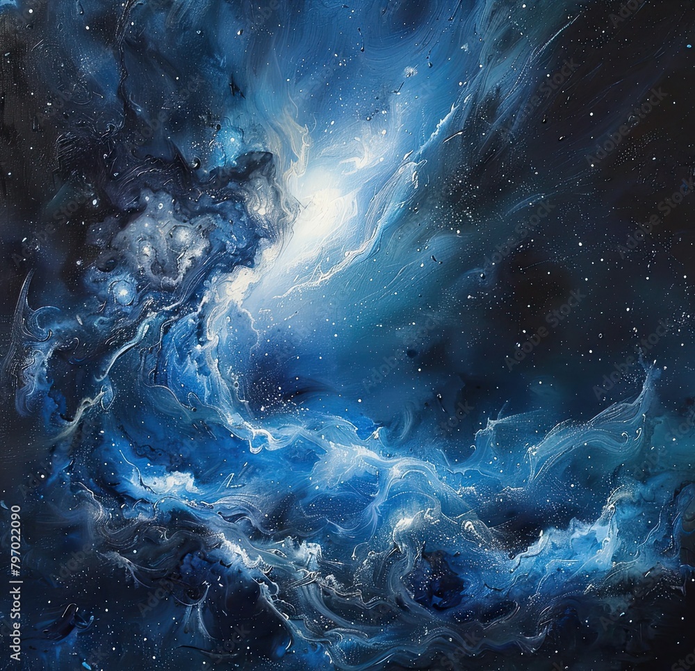 Galactic Dreams Oil-Painted Space Odyssey Galactic Dreams Oil-Painted Space Odyssey