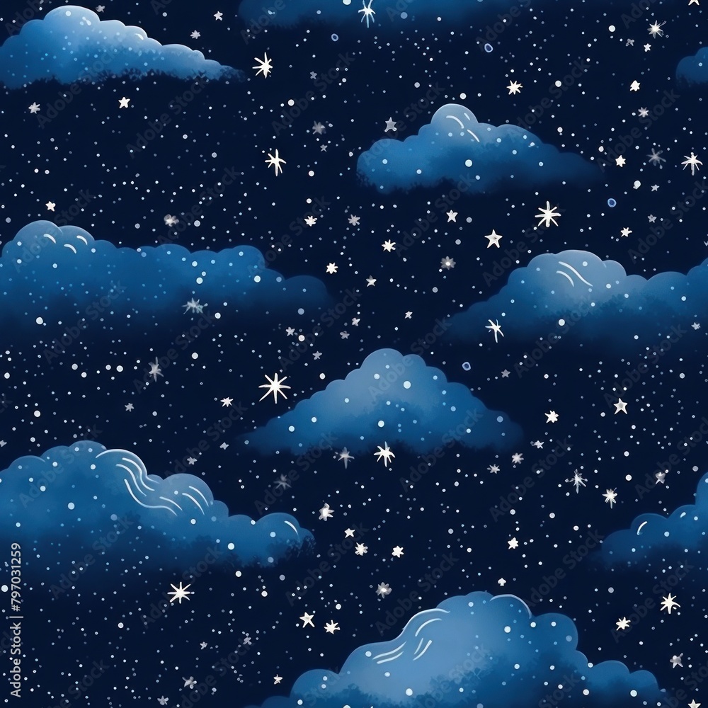 Starry sky astronomy outdoors pattern