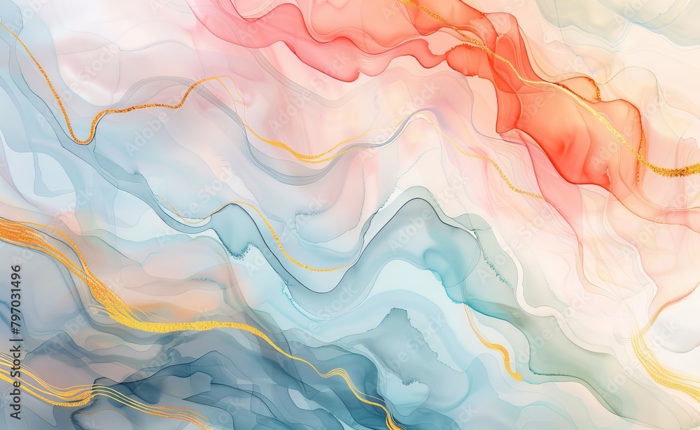 Abstract Colorful Waves Background Abstract Colorful Waves Background