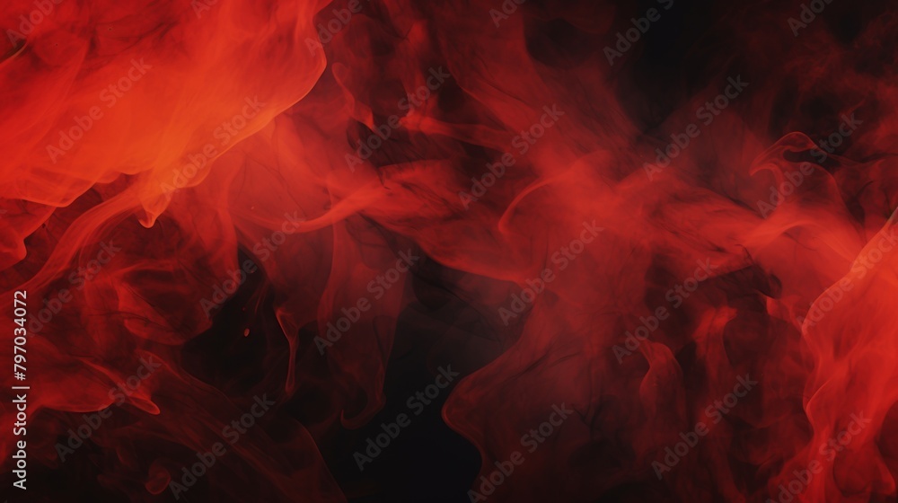 Fototapeta premium An abstract background with red flames portraying intensity and visual impact through complex design
