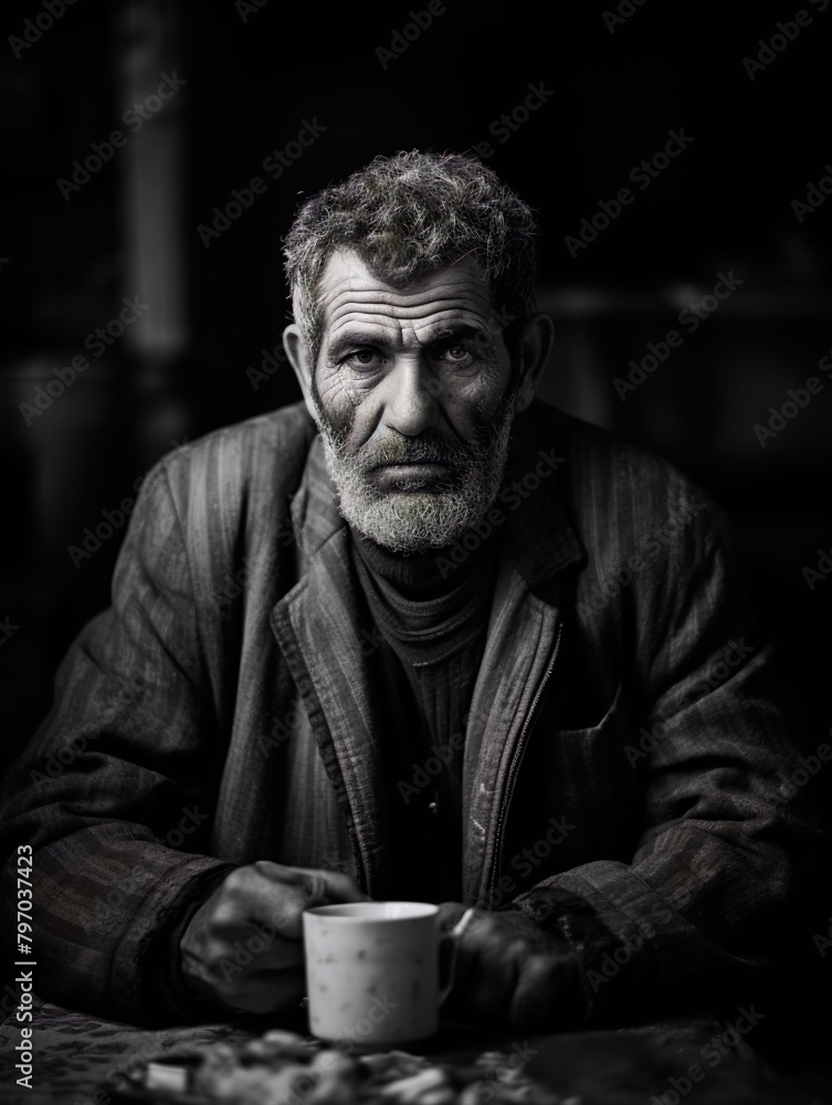 The Monotony of Ahmed's Days, A Visual Portrait The Monotony of Ahmed's Days, A Visual Portrait
