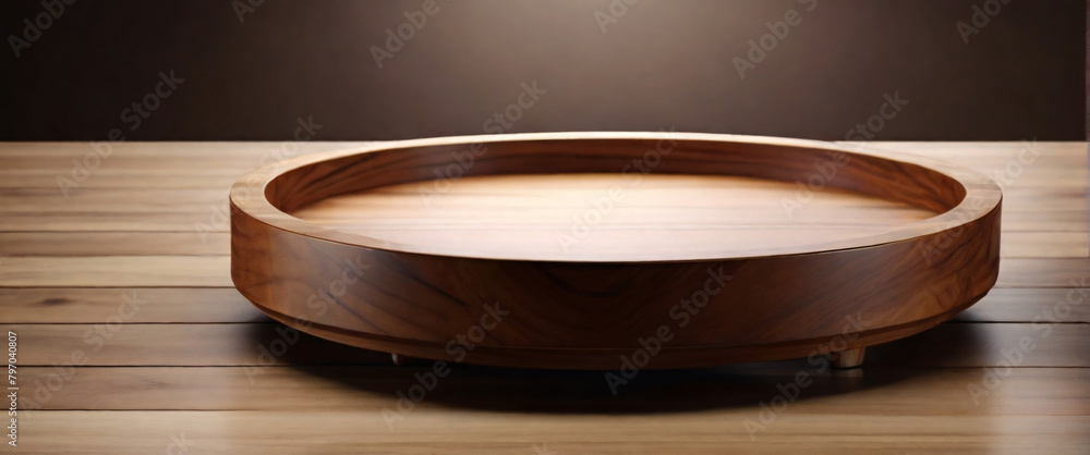 wood podium for display product. Background for cosmetic product branding, identity and packaging inspiration wood podium for display product. Background for cosmetic product branding, identity and packaging inspiration