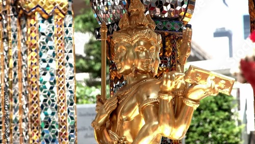 Erawan Shrine, Erawan Hidu god statue photo