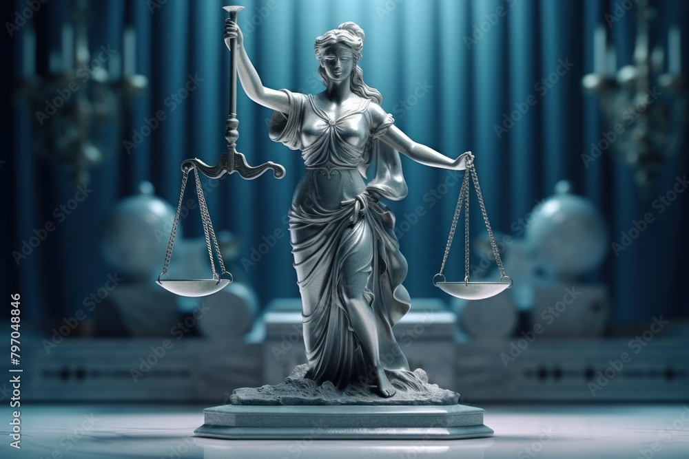 Lawyer statue sculpture representation. Lawyer statue sculpture representation.
