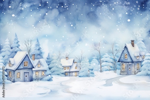 Winter background house architecture backgrounds. © Rawpixel.com