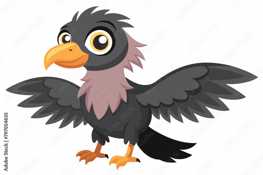 condor bird cartoon vector illustration condor bird cartoon vector illustration