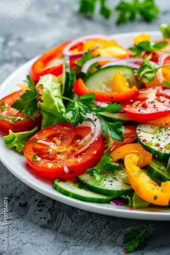 fresh vegetable salad Generative AI