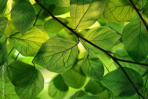 Close-Up Of Dark green leaves. Beautiful simple AI generated image in 4K, unique.