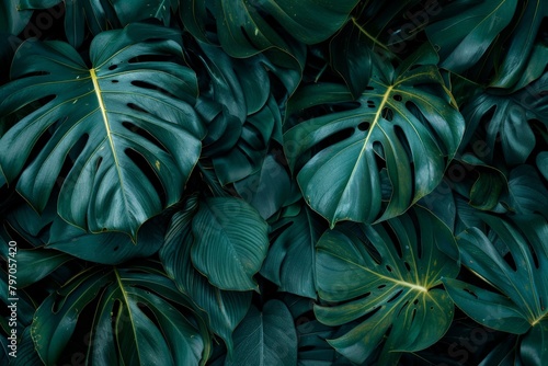 Close-up of vibrant green leaf.. Beautiful simple AI generated image in 4K, unique.