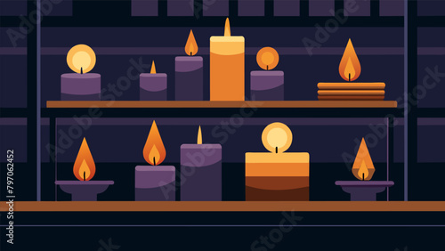 The gentle flicker of candles on the saunas shelves adds a touch of serenity to the intense emotional process happening within the group therapy.