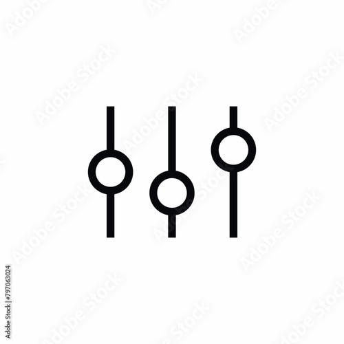 tuner button control panel icon