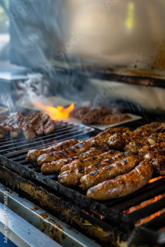 Delightful Bosnian Cevapi Serving., Culinary World Tour, Food and Street Food photo