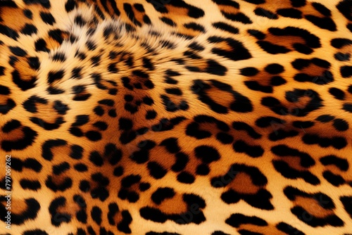 Close-up of Leopard Print Texture