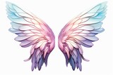 Fairy Wing Gradients Decorative Poster � Ethereal Gradient Wing Art