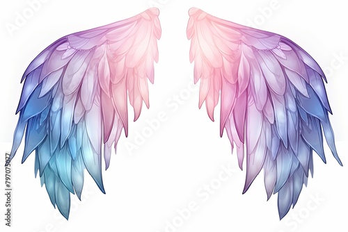 Ethereal Fairy Wing Gradients Fashion Banner: Whimsical Wing Theme Delights