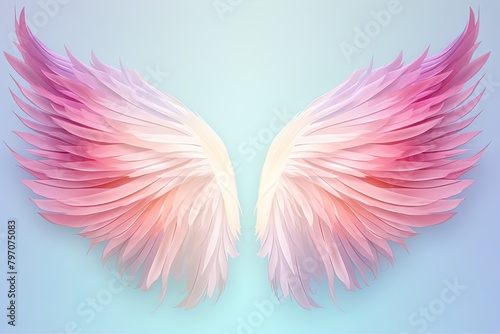 Ethereal Fairy Wing Gradients: Whimsical Fashion Banner with Enchanting Wing Theme