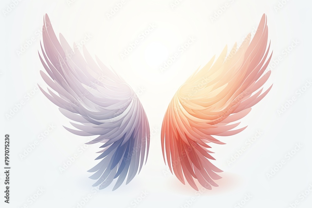 Ethereal Fairy Wing Gradients: Abstract Wing Gradient Hipster Design Ethereal Fairy Wing Gradients: Abstract Wing Gradient Hipster Design