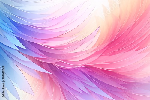 Ethereal Fairy Wing Gradient - Abstract Hipster Design