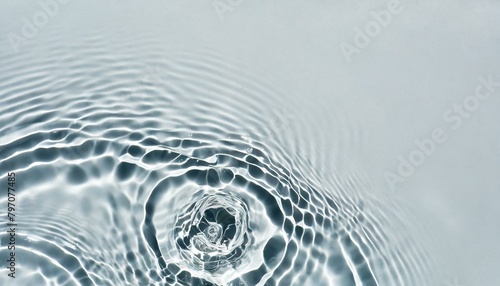 transparent clear white water surface texture with ripples splashes and bubbles abstract summer banner background water waves in sunlight with copy space cosmetic moisturizer micellar toner emulsion photo