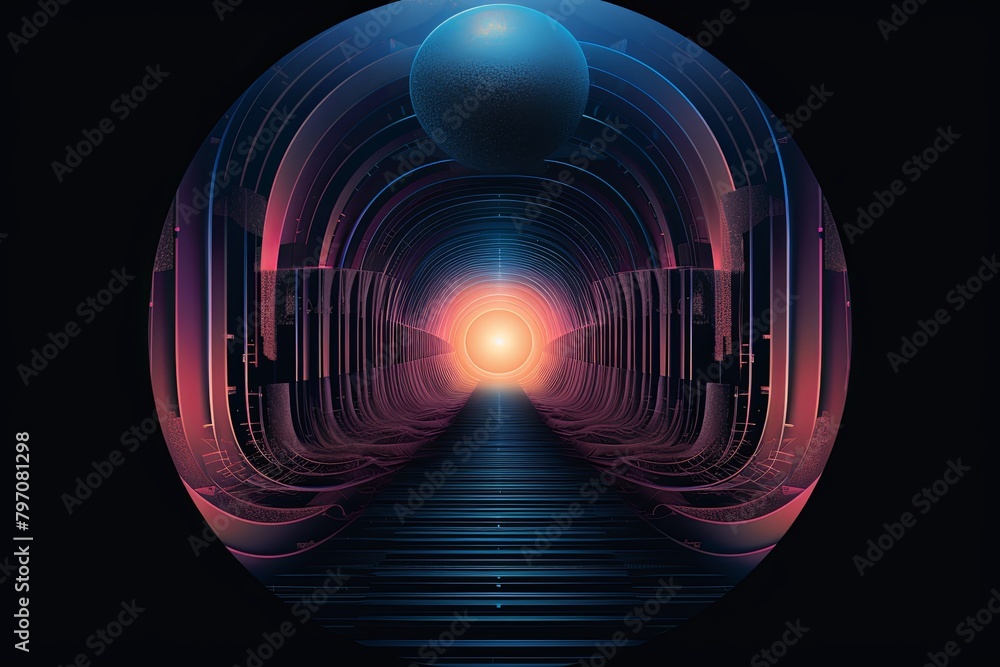 Spiral Gradients Enigmatic Illusions: A Digital Album Cover Art Spiral Gradients Enigmatic Illusions: A Digital Album Cover Art