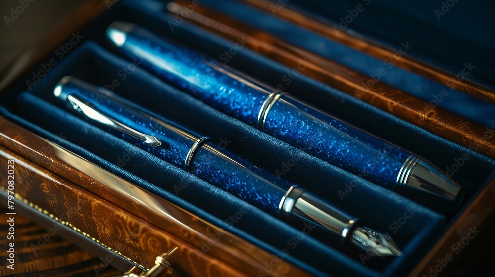 ballpoint pen blue in a case a perfect gift ballpoint pen blue in a case a perfect gift