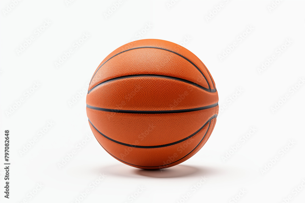 Basketball ball on white background. Basketball related topics. Basketball game. Basketball league. NBA. Image for graphic designer. Basketball ball on white background. Basketball related topics. Basketball game. Basketball league. NBA. Image for graphic designer.